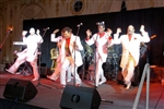 Larry Johnson (left) with Richard Street's Temptations at Donald Trump's Mar A Lago