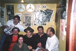 Rick Backstage with the band at the Thelonius Jazz Club in LaPaz, Bolivia