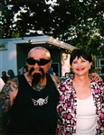 Batso with Actress Cindy Williams.