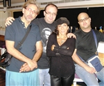 Here's my super middle eastern band!! Aurthur, Walid & C. Abouchabke!!! Beirut, Lebanon..