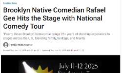 Neighbor News: Brooklyn Native Comedian Rafael Gee Hits the Stage with National Comedy Tour