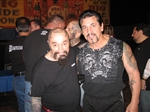 Batso with Actor Chuck Zito from the T.V Series OZ